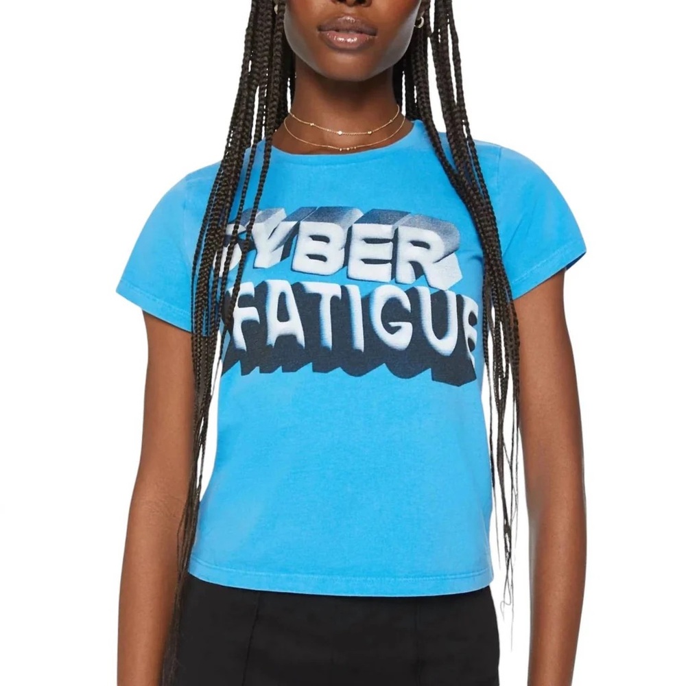 MOTHER NWT Cyber Fatigue Graphic Tshirt XL SS Top NEW